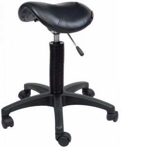 Stool G/lift Saddle (no Back) Black