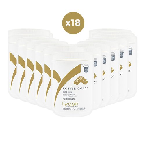 Lycon Active Gold Strip Wax X 18 (800ml)