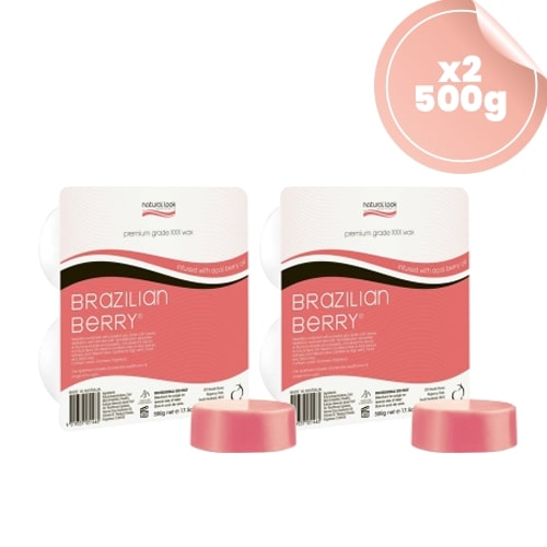 Natural Look Braz Berry Hot Wax 1kg