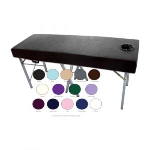Towelling Couch Cover Black With F/hole