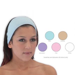 Towelling Head Band D/s (2) White