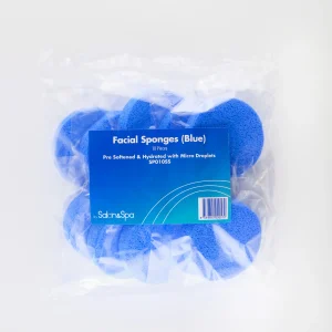 Blue Facial Sponges Soft 10pk